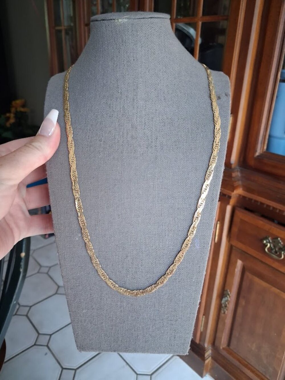 24 inch Trifari chain necklace